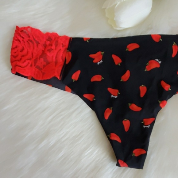 PINK VICTORIA'S SECRET THONG SIZE L - Picture 2 of 6